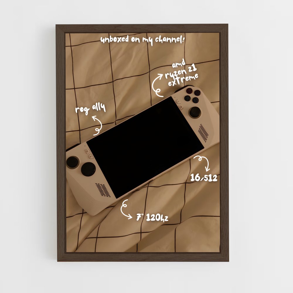 Poster Handheld rétro – affiche Consoles (vue 5)